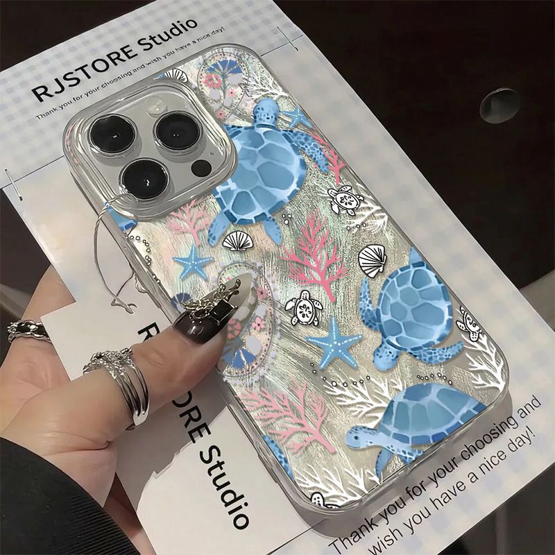 Coral Turtle Phone Case