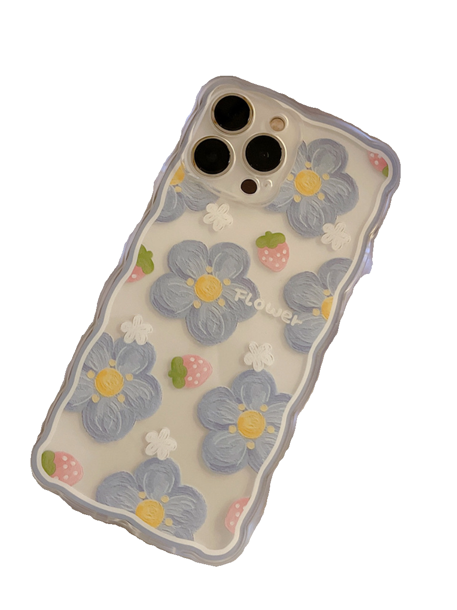 Flower-shaped phone case