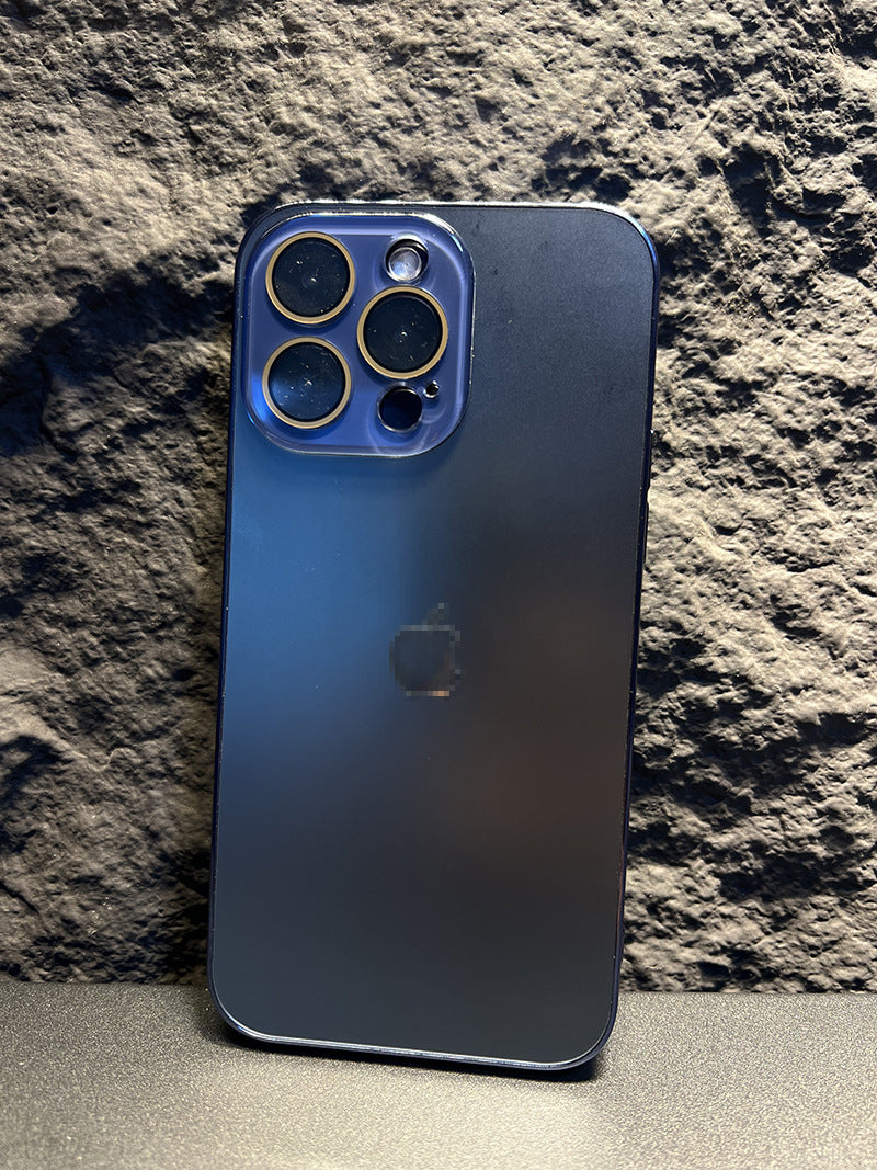 Electroplated frame mobile phone case